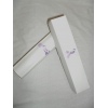 Classic White Scroll Wedding Invitation With Lilac Bow